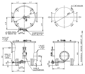 NC No.75 LO-Maxfilter LA2-50 TO 400 With Guard Screen Model