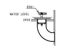 NC No.50 DECK SCUPPER PLUG